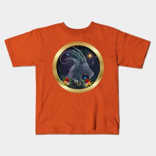 Capricorn Zodiac Kids T-Shirt